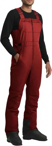 Snow Bibs Men Waterproof Insulated Ski Overalls Winter Windproof Warm Snowpants Snowboard Pant for Outdoor Hiking in Saudi Arabia