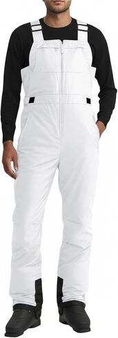 Snow Bibs Men Waterproof Insulated Ski Overalls Winter Windproof Warm Snowpants Snowboard Pant for Outdoor Hiking in Saudi Arabia