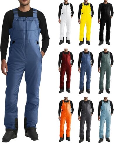 Snow Bibs Men Waterproof Insulated Ski Overalls Winter Windproof Warm Snowpants Snowboard Pant for Outdoor Hiking in Saudi Arabia