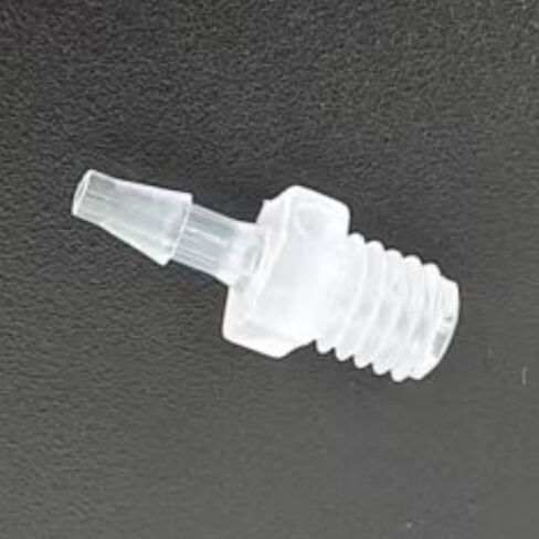 Plastic Hose Barb Fittings Barb to 10-32UNF Male Thread Adapter for Laboratory Biochemical/Analytical Instruments Food Machinery 50PCS (3.2mm 1/8'' Black) in Saudi Arabia