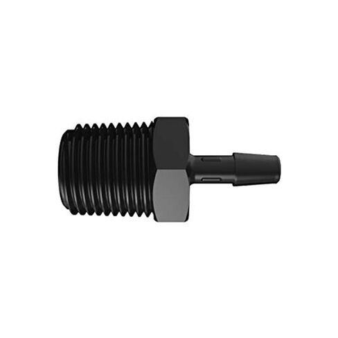 Eldon James A8-4BN تركيب محول من النايلون الأسود، 1/2-14 NPT إلى 1/4 بوصة خرطوم بار (عبوة من 10) in Kuwait