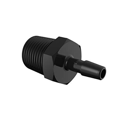 Eldon James A8-4BN تركيب محول من النايلون الأسود، 1/2-14 NPT إلى 1/4 بوصة خرطوم بار (عبوة من 10) in Kuwait