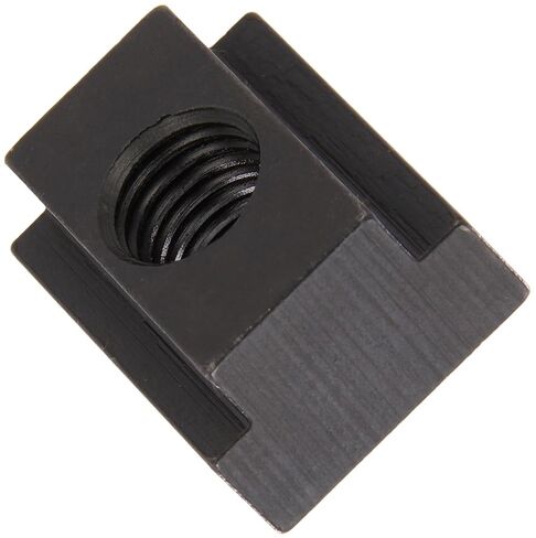 Te-Co 41426 Black Oxide 1018 Steel T-Slot Nut, 1"-8 TPI (Incomplete Last Thread), 1-1/8" Height x 1-5/8" Width x 1-1/16" Table Slot (Pack of 2) in Saudi Arabia