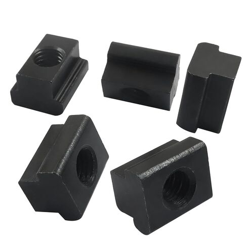 Bivethoi 12 حزمة M10 T-Slot Nut، أكسيد أسود من سبائك الصلب T-Nuts درجة 10.9، T Slot Nut لتجميع الأثاث / المتحمسين DIY in Kuwait