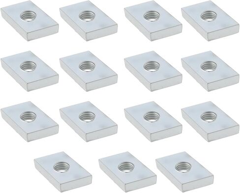 15 قطعة M8 T-Slot الجوز 23x15x6mm الصلب المجلفن المعين الخيوط لوحة زاوية 30 درجة لتوصيل مواد ألومنيوم مع فتحات T in Saudi Arabia