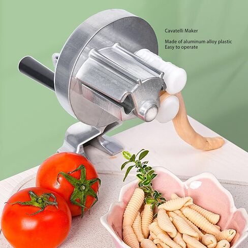 Cavatelli Maker Machine, Hand Crank Gnocchi Pasta Making Machine Portable Pasta Maker for Home Restaurant Kitchen Accessory in Saudi Arabia