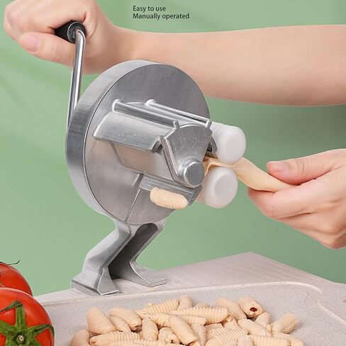Cavatelli Maker Machine, Hand Crank Gnocchi Pasta Making Machine Portable Pasta Maker for Home Restaurant Kitchen Accessory in Saudi Arabia