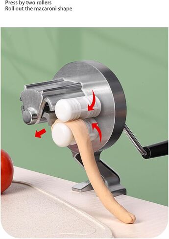 Cavatelli Maker Machine, Hand Crank Gnocchi Pasta Making Machine Portable Pasta Maker for Home Restaurant Kitchen Accessory in Saudi Arabia