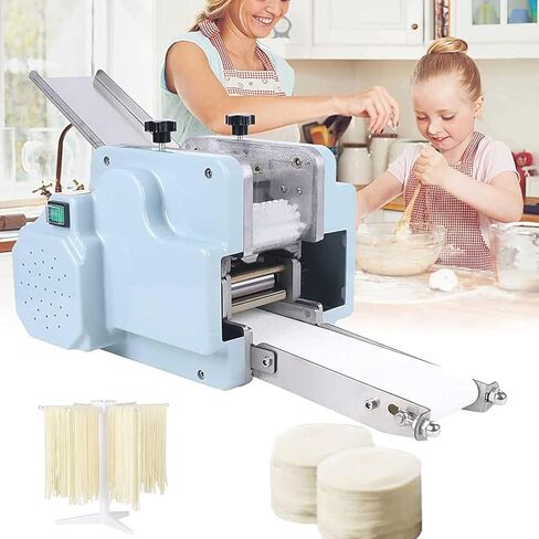Stand Mixer Commercial Bakery 140W Multifunctional Pasta Maker Machine Dumpling Wrapper Maker Ravioli Skin Machine Dough Roller Cutter Press Machine Replaceable/Custom Molds,Kitchen Accessor in Saudi Arabia