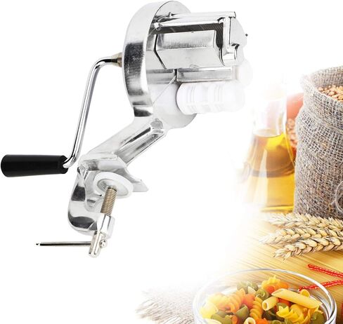 Cavatelli Maker Machine, Portable Hand Cranking Noodles Pressing Machine Aluminium Alloy Extruder Pasta Maker for Home Kitchen Restaurant in Saudi Arabia