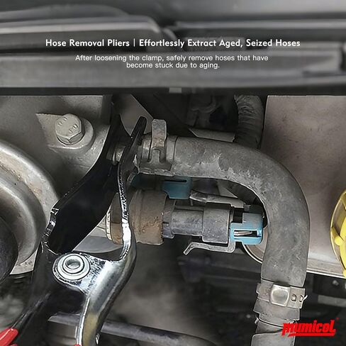 9PCS Hose Clamp Pliers Set, Locking Long Reach Hose Clamp Tool for Automotive, Flexible Wire Radiator Coolant Heater Hose Removal Pliers with Case for DIY Home Use in Kuwait