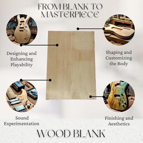 Figured American Basswood Electric Guitar Body Blank, Measuring 22 x 14-1/4 x 2 Inches Planed And Glued 2pcs in Saudi Arabia