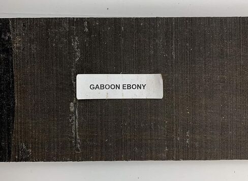Acoustic Fingerboard Blanks 1 Piece: Gaboon Ebony, Rosewood, Cocobolo, Ziricote, Santos, Granadillo, Bocote, Purpleheart, Laurel (Gaboon Ebony) in Saudi Arabia