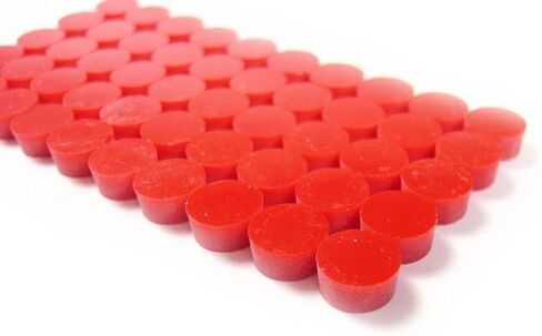 Fingerboard Dot Position Markers 1/4" dia. Red 50 pack in Kuwait