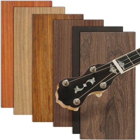 StewMac Peghead Overlay Veneer, Madagascar Rosewood, Oversize in Saudi Arabia