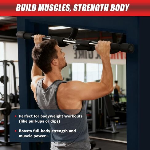 شريط سحب للمدخل، شريط سحب محمول لتدريب القوة، شريط تمرين لياقة الجسم مع فولاذ سميك، شريط داخلي للذقن وشريط تمرين الجزء العلوي من الجسم، مدرب اللياقة البدنية للمنزل وصالة الألعاب الرياضية in Kuwait