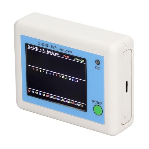 2.4G 5G Spectrum Analyzer with 2.4 Inch TFT Screen for WiFi Network Analysis and IT Diagnostics in Saudi Arabia