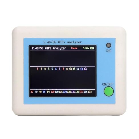 2.4G 5G Spectrum Analyzer with 2.4 Inch TFT Screen for WiFi Network Analysis and IT Diagnostics in Saudi Arabia