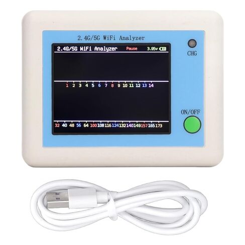 2.4G 5G Spectrum Analyzer with 2.4 Inch TFT Screen for WiFi Network Analysis and IT Diagnostics in Saudi Arabia