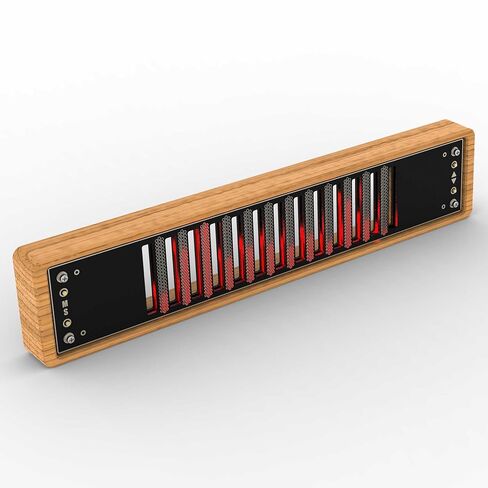 مصور طيف الموسيقى، مصور طيف الصوت، عرض طيف التردد الصوتي، تعديل تلقائي AGC، إيقاع ملون، قاعدة من الخشب الصلب باستخدام الحاسب الآلي للألعاب، الاستوديو، المنزل، الديكور in Kuwait