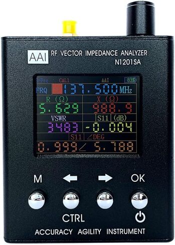 AAI الأصلي الإنجليزية Verison N1201SA + 35 ميجا هرتز-2.7 جيجا هرتز الأشعة فوق البنفسجية RF ناقلات مقاومة ANT SWR هوائي محلل متر فاحص in Kuwait