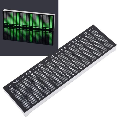 Diyeeni Spectrum Analyzer, Audio Visualizer, Sound Controlled Rhythm Light, LED Music Spectrum Display for Gaming Room Car Decoration, for Ambient Lighting in Saudi Arabia
