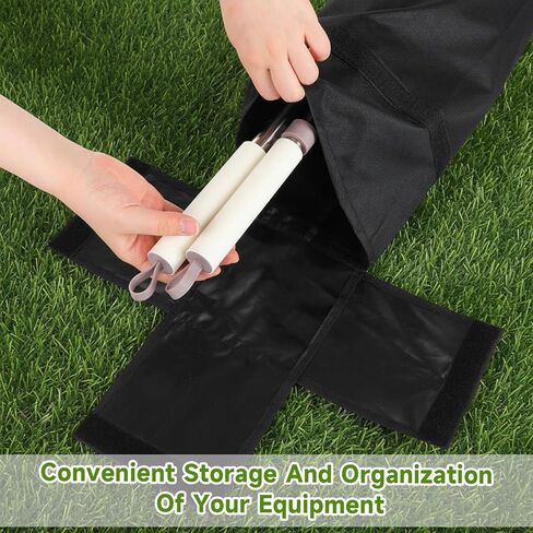 Corner Flag Storage Bag 6 Feet x 7 Inch Black Tailgate Flagpole Duffle Bag Portable Oxford Color Guard Flags Bags with Handles and Zipper for Flagpoles Accessories Hockey Stick Bag in Saudi Arabia
