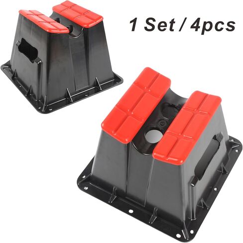 NARPES-1 Set of 4PCS Pontoon Storage Blocks with Rubber Pad Protection Heavy-Duty Support for Pontoon for Boat Storage, Easy Stack and Maintenance Rubber Pad with Non-Slip Surface and Protects Pontoon in Saudi Arabia