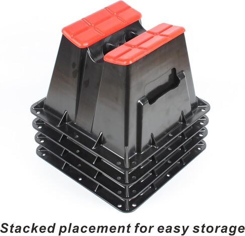 NARPES-1 Set of 4PCS Pontoon Storage Blocks with Rubber Pad Protection Heavy-Duty Support for Pontoon for Boat Storage, Easy Stack and Maintenance Rubber Pad with Non-Slip Surface and Protects Pontoon in Saudi Arabia