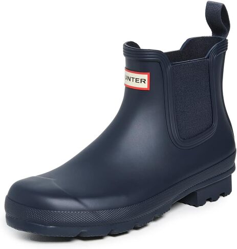 Hunter Original Men's Waterproof Chelsea Boot (Dark Olive Green, US Size 13) in Kuwait