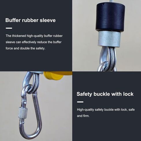 3-5kg Spring Balancer Tool, 1.5m Steel Wire Rope Retractor for Material Handling, Adjustable Balancer for Building Supplies, Heavy-Duty Spring Mechanism in Saudi Arabia