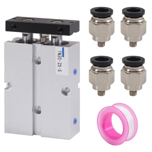 40mm Bore 50mm Stroke Aluminum Pneumatic Air Cylinder Screwed Piston Rod Small Thin Cylinder for Automation Carpenter in Kuwait