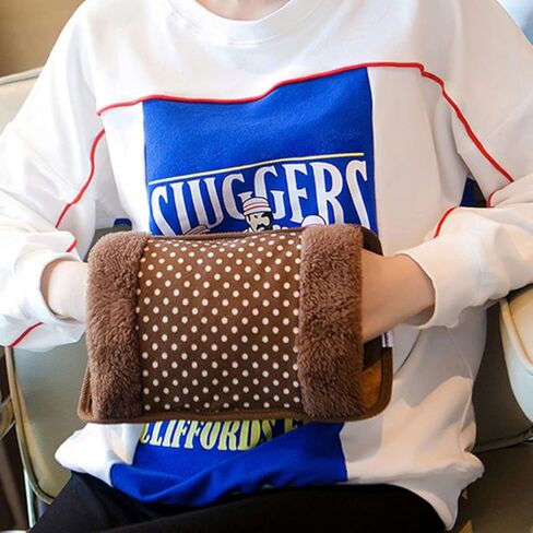 Winter Electric Hot Water Bottles Rechargeable Hot Water Bag Heated Bag with Flannel Cover in Kuwait