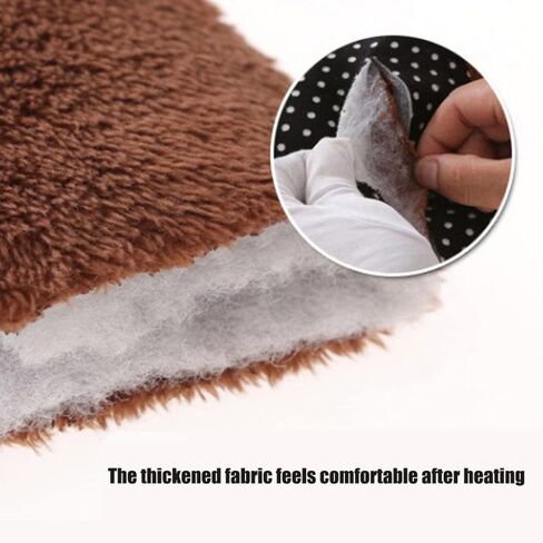 Winter Electric Hot Water Bottles Rechargeable Hot Water Bag Heated Bag with Flannel Cover in Kuwait