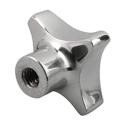 Kipp 06158-5063122 Stainless Steel Palm Grips, Style E, Metric, Polished Finish, 63 mm Top Length in Kuwait