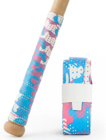 43 Inch Bat Grip Tape with 1.5 mm Cushioned Non-Slip Texture, All-Weather Baseball & Softball Bat Wrap, Shock Absorbing and Easy Install for Youth & Adult in Saudi Arabia