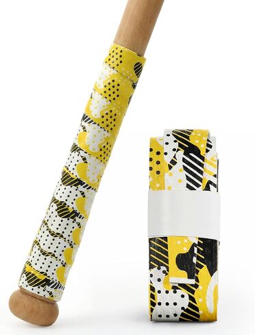 43 Inch Bat Grip Tape with 1.5 mm Cushioned Non-Slip Texture, All-Weather Baseball & Softball Bat Wrap, Shock Absorbing and Easy Install for Youth & Adult in Saudi Arabia
