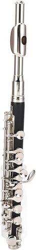 Eujgoov C Piccolo Instrument Ni Plated Keys Sturdy Metal with Cleaning Kit Tuning Rod for Student School Band Orchestra in Saudi Arabia