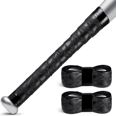 Baseball Bat Grip Tapes 1.5mm Precut and Full Adhesive Softball Grip Tape,Non-Slip Baseball Bat Wrap Tape Religious Cricket Batting Tape Replacement in Kuwait