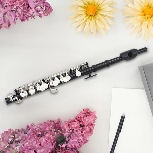 E Key 16-Hole Piccolo In C, Ideal For Beginners, Comes With Case, Oil, And Tools For Maintenance in Saudi Arabia
