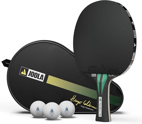 JOOLA Infinity Carbon Professional Table Tennis Paddle with Cover – Ergonomic Comfort Grip - ITTF Approved Rubbers - Competition Paddle for Powerful Spin - Protective Packaging Case in Saudi Arabia