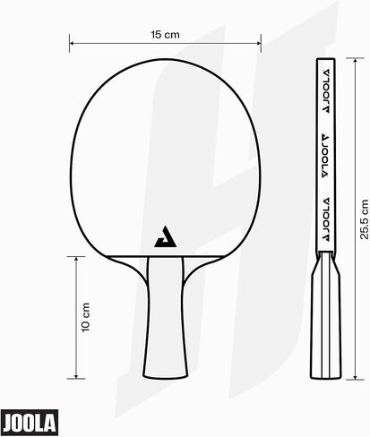 JOOLA Infinity Carbon Professional Table Tennis Paddle with Cover – Ergonomic Comfort Grip - ITTF Approved Rubbers - Competition Paddle for Powerful Spin - Protective Packaging Case in Saudi Arabia