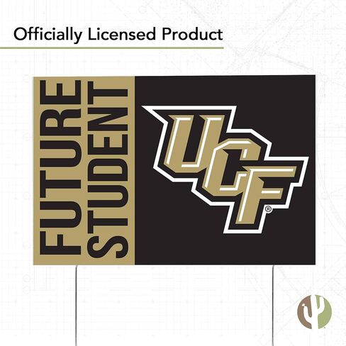Desert Cactus University of Central Florida Golden Knights 12x18" Graduate Graduation Celebration Yard Sign Graduates Outdoor Lawn Display with Stakes (Grad Sign 4) in Saudi Arabia