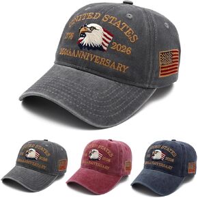 4th of July Hat - American Flag USA Trucker hat for Women Men - Fourth of July Patriotic Hat - 4th of July Accessories in Kuwait