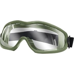Qavctw Airsoft Goggles Anti Fog, Outdoor Sports Goggles Fits Most Helmets Tactical Military Glasses for Games Sports Shooting in Kuwait