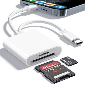 يدعم قارئ بطاقة USB 3.0 و USB Type-C OTG SD ، SDHC ، SDXC ، MMC/MicroSD ، T-flash (CR-BCA2) in Kuwait