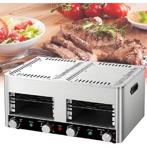 Electric Broiler, Electric Steak Broiler Indoor Commercial Steak Grill Automatic Steak Broiler, for Beef Chicken Vegetables in Kuwait