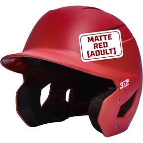 3N2 Pro Clutch Baseball Helmet - Ventilated High-Impact Shell, Moisture-Wicking Padding - Matte (Black, Red, Navy, Blue or White) in Kuwait