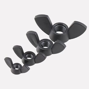 Wing nut, Hand Twist nut, ABS Nuts Wing Hand Tight Cap for Bolts(Black,M8) in Kuwait