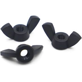 Wing nut, Hand Twist nut, Wing Nuts Black ABS Nylon Nut Wingnut(M4 5pcs) in Saudi Arabia